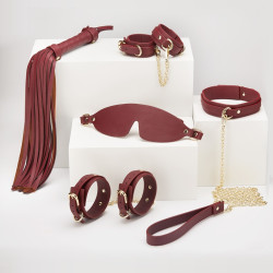 LuxuryFantasy Coffret SM 5 Pièces Sex Navy Bordeaux